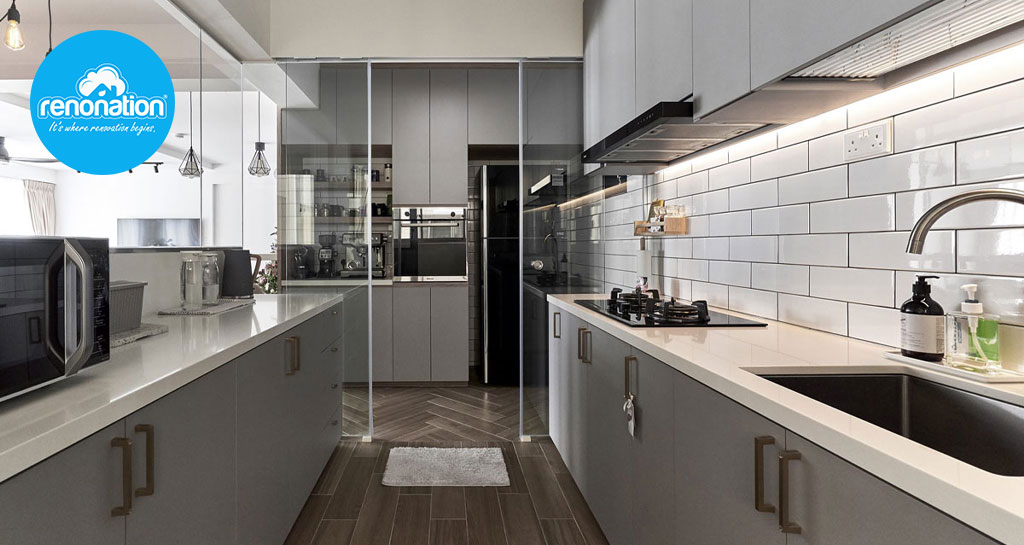 13 Gorgeous Galley Kitchen Ideas for Your Small HDB Flat