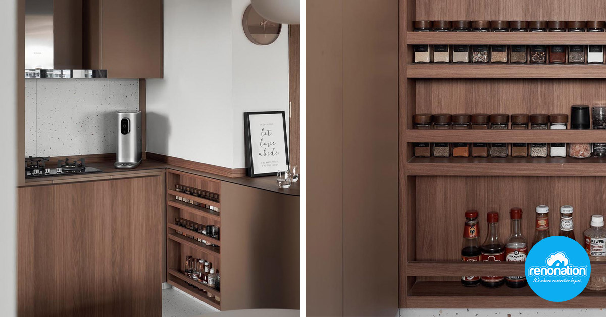 18 Custom Carpentry to Maximise Kitchen Storage | Renovation Singapore