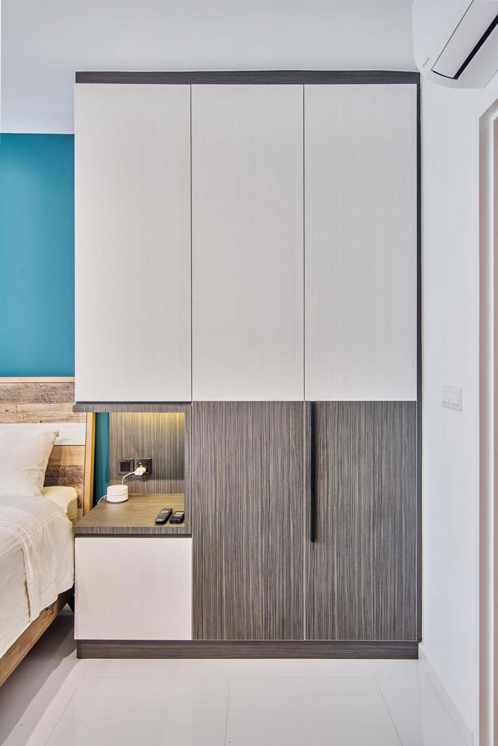 Wardrobe with side table discount